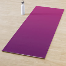 Farbverlauf von Augpflanze Yoga Mat