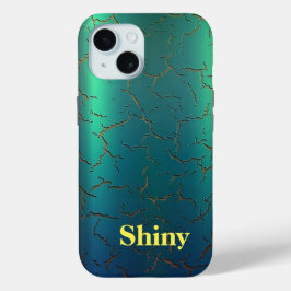 Farbverlauf von grün bis blau Monogramm Case-Mate  Case-Mate iPhone Hülle