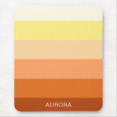 Farbverlauf zurück zur Schule - Individuelle Name Mousepad (Vorne)