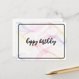 Farbverläufe im Spektrum Postkarte