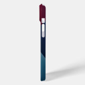 Farbverläufe in Rot- und Blautönen Case-Mate iPhone Hülle (Rückseite / Links)