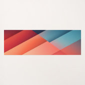 Farbverläufe in Rot- und Blautönen Yogamatte (Rückseite (Horizontal))