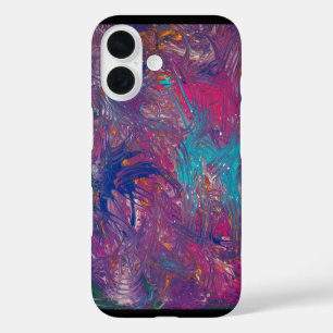 Farbverläufe Vortex-Design iPhone 16 Hülle