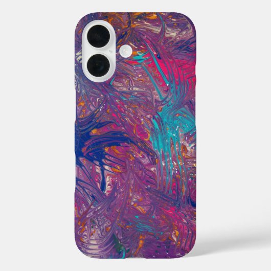 Farbverläufe Vortex-Design Case-Mate iPhone Hülle (Rückseite)