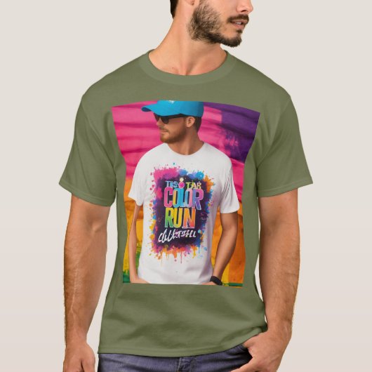 Farbverlaufslauf T-Shirt (Vorderseite)