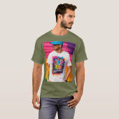 Farbverlaufslauf T-Shirt (Vorne ganz)