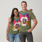Farbverlaufslauf T-Shirt (Unisex)