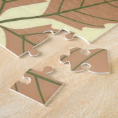 Farbverlaufsmuster für Herbstlaub Puzzle (Seite)