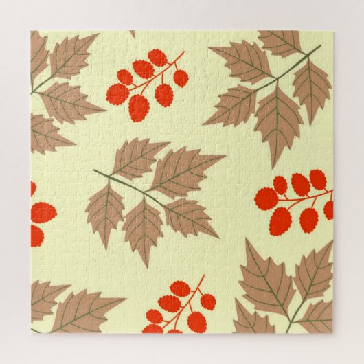 Farbverlaufsmuster für Herbstlaub Puzzle (Vertikal)