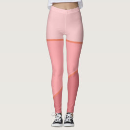 Farbverlaufsmuster in rosa Monochromen Leggings