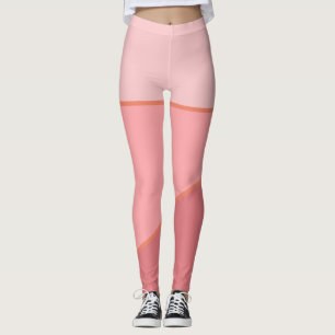 Farbverlaufsmuster in rosa Monochromen Leggings