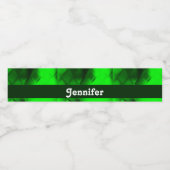 Farbverlaufsmuster Wasserflaschenetikett (Einzelnes Label)