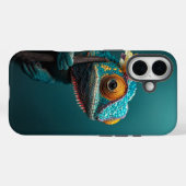 Farbverschiebung Chameleon - Reptile Skin Phone Ca Case-Mate iPhone Hülle (Rückseite (Horizontal))