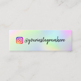 Farbverschiebung Holographische Mini-Visitenkarte Mini Visitenkarte