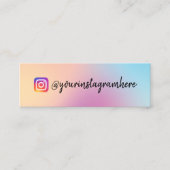 Farbverschiebung Holographische Mini-Visitenkarte Mini Visitenkarte (Vorderseite)