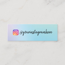 Farbverschiebung Holographische Mini-Visitenkarte Mini Visitenkarte