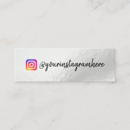 Farbverschiebung Holographische Mini-Visitenkarte Mini Visitenkarte