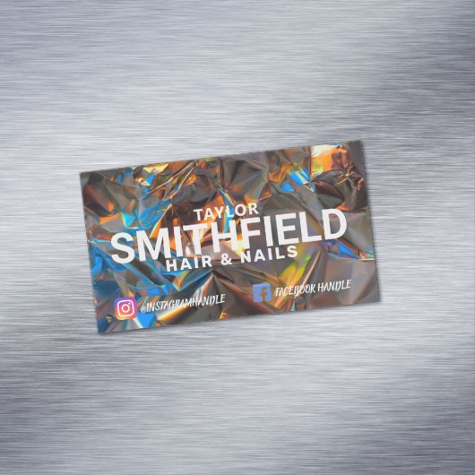 Farbverschiebung Magnetische Visitenkarte (Beispiel)