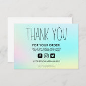 Farbverschiebung Vielen Dank für die Medieneinlage (Vorne/Hinten)