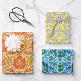 Farbverschleißpapier Geschenkpapier Set