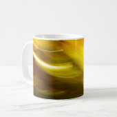 Farbvielfarbiger abstrakter Hintergrund, Bewegung Kaffeetasse (Vorderseite Links)
