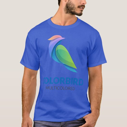 Farbvogelgeschenk T-Shirt (Vorderseite)