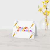 Farbvolle Abschluss-Karte Karte (Gelbe Blume)