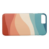 Farbvolle Dekoration im Retrostil Case-Mate iPhone Hülle (Rückseite (Horizontal))