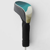Farbvolle Dekoration im Retrostil Golf Headcover (angewinkelt)