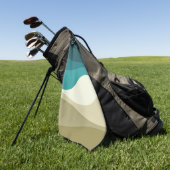 Farbvolle Dekoration im Retrostil Golfhandtuch (Gras)