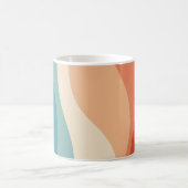 Farbvolle Dekoration im Retrostil Kaffeetasse (Mittel)