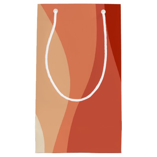 Farbvolle Dekoration im Retrostil Kleine Geschenktüte (Vorderseite)