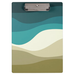 Farbvolle Dekoration im Retrostil Klemmbrett