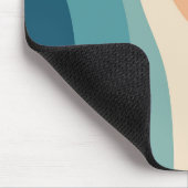 Farbvolle Dekoration im Retrostil Mousepad (Ecke)