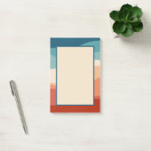 Farbvolle Dekoration im Retrostil Post-it Klebezettel (Büro)