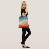 Farbvolle Dekoration im Retrostil Tasche (Am Model)