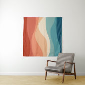 Farbvolle Dekoration im Retrostil Wandteppich (Beispiel (Horizontal))