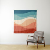 Farbvolle Dekoration im Retrostil Wandteppich (Beispiel)