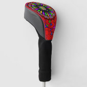 Farbvolle digitale Design-Treiberabdeckung - Perfe Golf Headcover (angewinkelt)