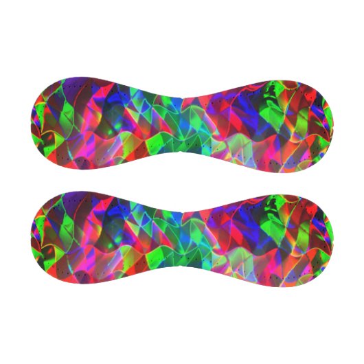 Farbvolle gekrümmte Dreiecke oder farbige Wellen. Baseball (Paneele)