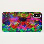 Farbvolle gekrümmte Dreiecke oder farbige Wellen. Case-Mate iPhone Hülle (Rückseite (Horizontal))