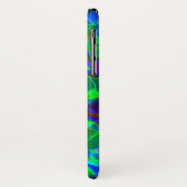 Farbvolle gekrümmte Dreiecke oder farbige Wellen. Case-Mate iPhone Hülle (Hinten/Links)