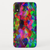 Farbvolle gekrümmte Dreiecke oder farbige Wellen. Case-Mate iPhone Hülle (Rückseite)