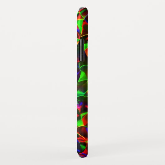 Farbvolle gekrümmte Dreiecke oder farbige Wellen. Case-Mate iPhone Hülle (Hinten/Rechts)