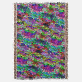 Farbvolle gekrümmte Dreiecke oder farbige Wellen. Decke