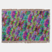 Farbvolle gekrümmte Dreiecke oder farbige Wellen. Decke (Vorderseite)