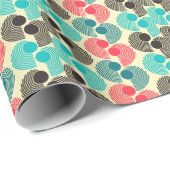 Farbvolle Punkte: abstraktes nahtloses Muster. Geschenkpapier (Rolleneckpunkt)