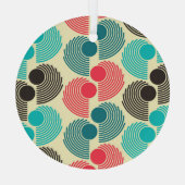 Farbvolle Punkte: abstraktes nahtloses Muster. Ornament Aus Glas (Rückseite)