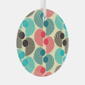 Farbvolle Punkte: abstraktes nahtloses Muster. Ornament Aus Glas (Vorderseite Rechts)