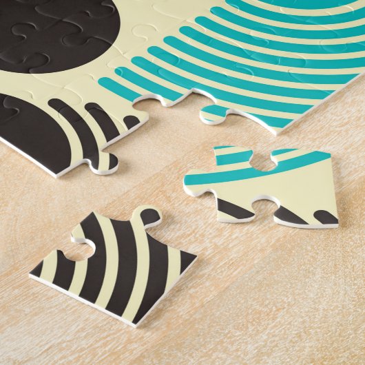 Farbvolle Punkte: abstraktes nahtloses Muster. Puzzle (Seite)